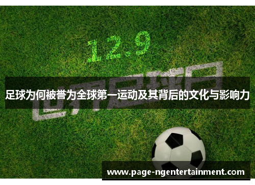 足球为何被誉为全球第一运动及其背后的文化与影响力